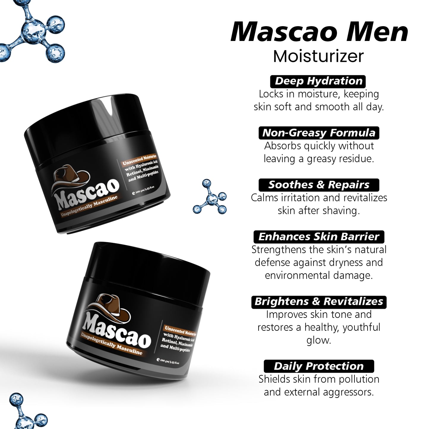 Mascao Unscented Moisturizer Cream