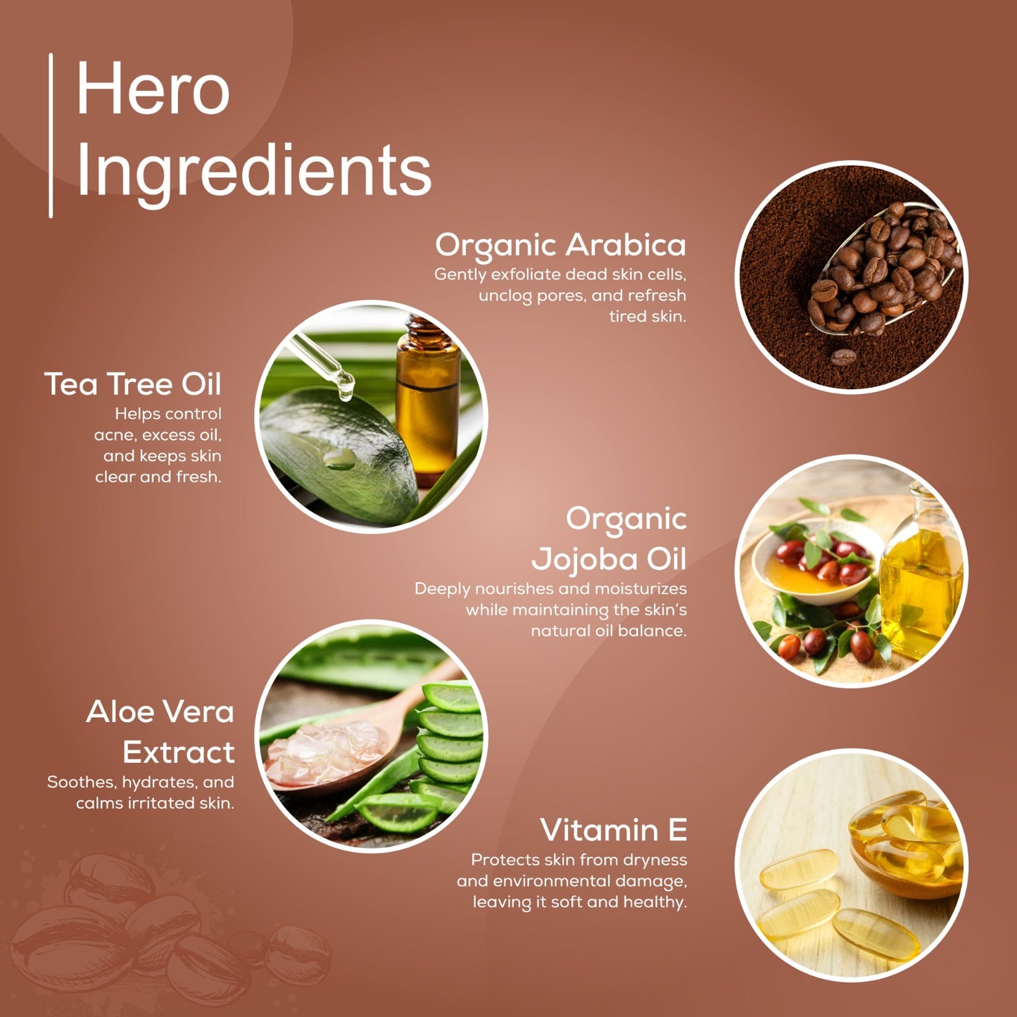 Brown Cyclone Coffee Face Wash for Acne | Deep Clean & Acne Control